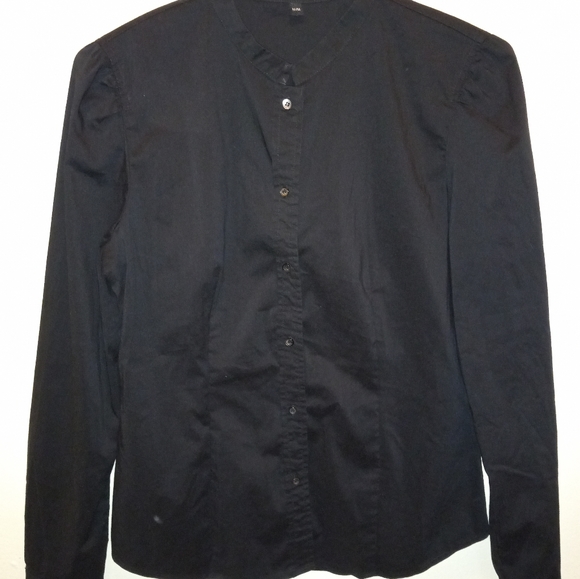 Jacob classic Black Button Down Shirt 👚 - Picture 4 of 4